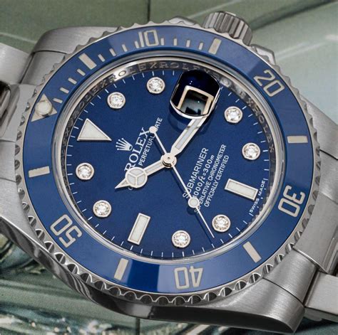 rolex smurf diamond